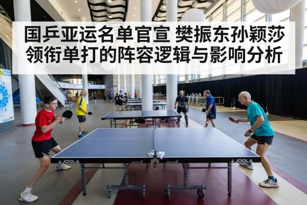 国乒亚运名单官宣 樊振东孙颖莎领衔单打的阵容逻辑与影响分析